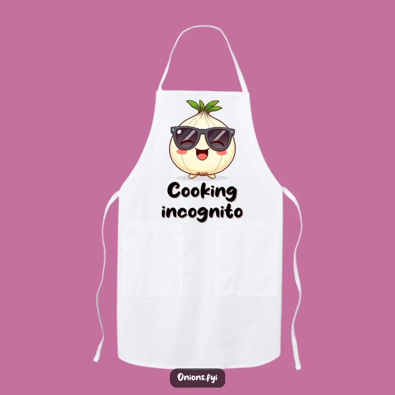 Funny Onion Sunglasses Apron: Cook with Coolness and Giggles, Fun Gift