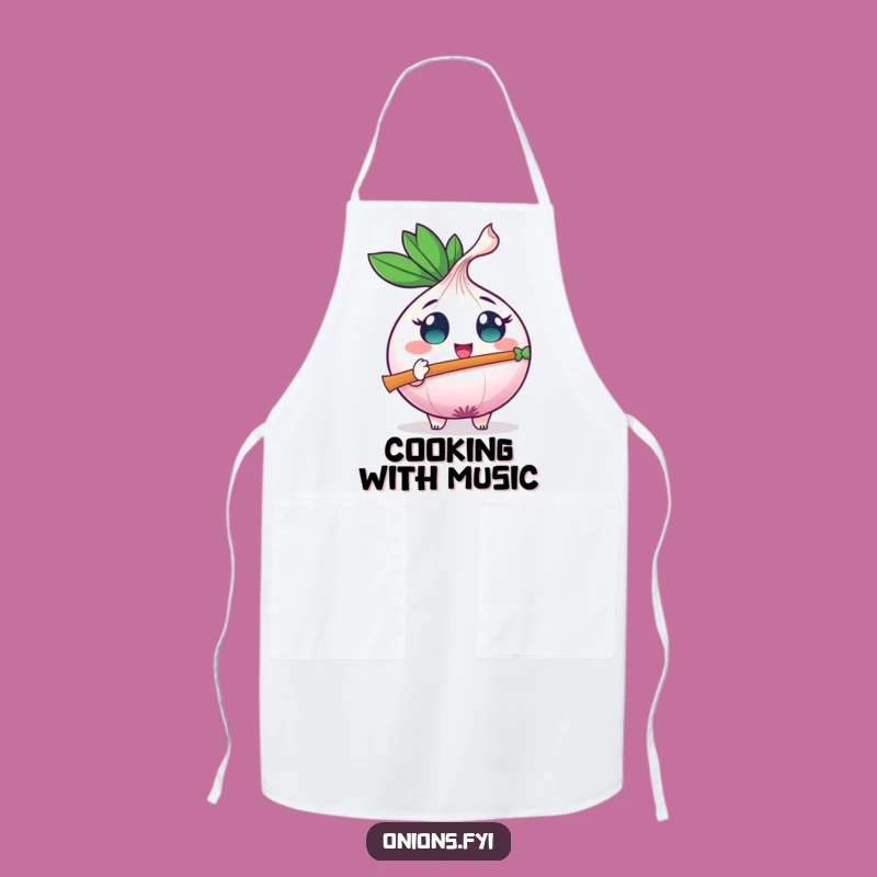 Funny Onion Flute Apron: Cook to the Beat, A Musical Touch for Your Kitchen