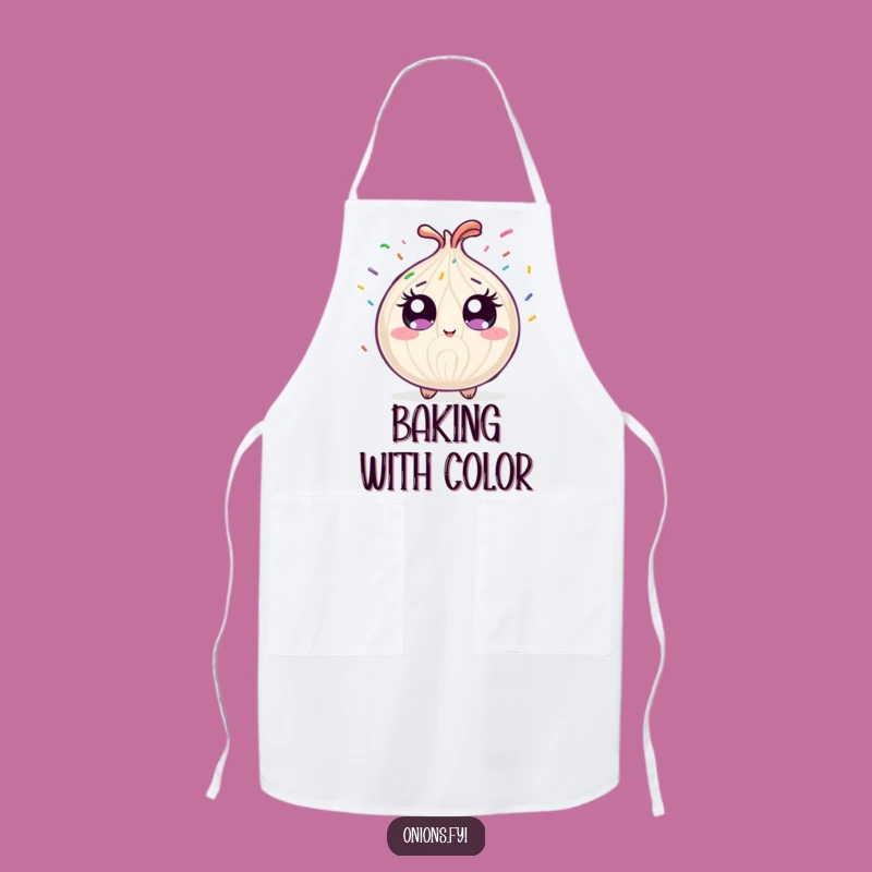 Funny Baker Onion Apron: Cook with Sweetness & Humor