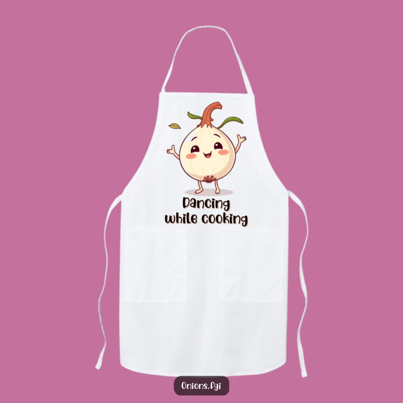 Funny Dancing Onion Apron - Add Fun to Your Kitchen Moves