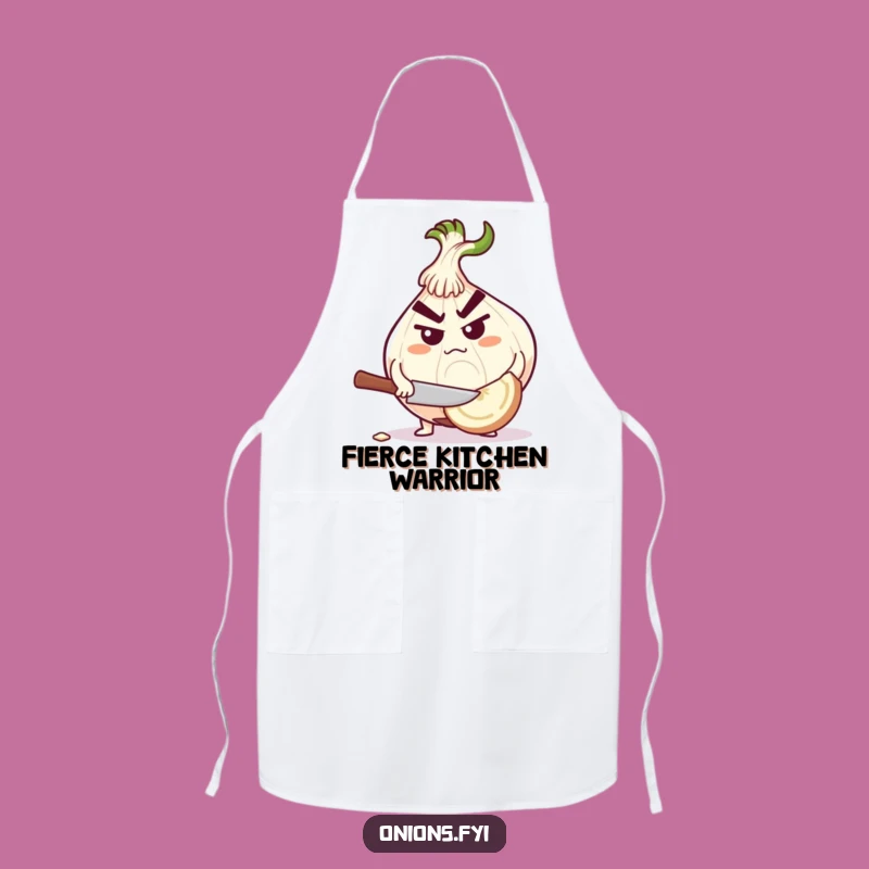 Funny Determined Onion Apron - Conquer Your Kitchen with Style!