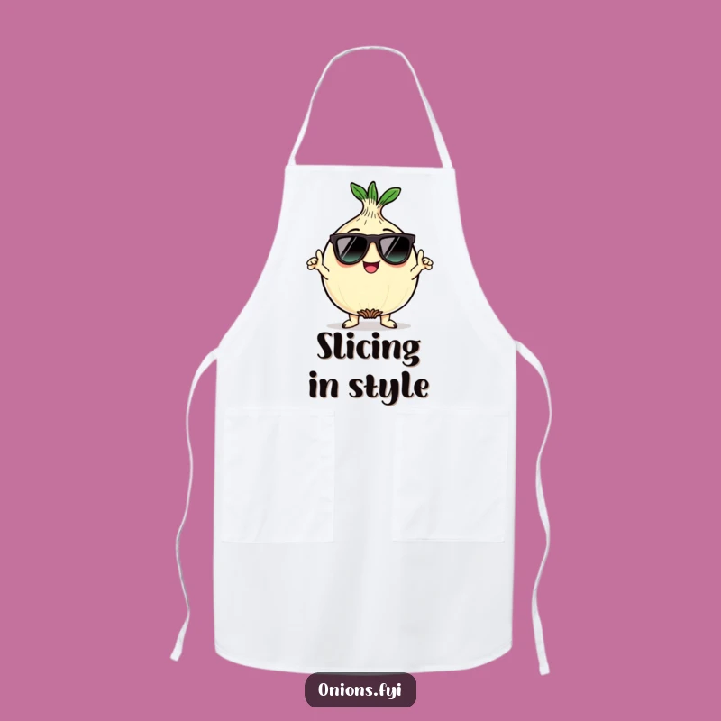 Funny Kawaii Onion Apron: Cool Chef's Companion for Stylish Cooking