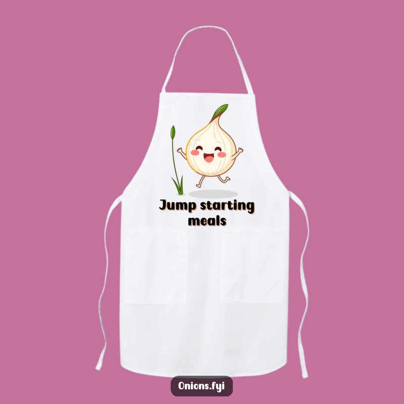 Funny Kawaii Onion Jump Rope Apron - Cook and Move with Cute Style
