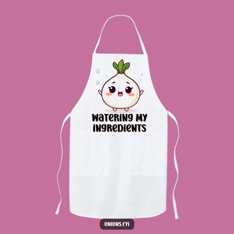 Funny Kitchen Apron: Onion Droplet Juggling, Busy Chef Humor, Hilarious Gift