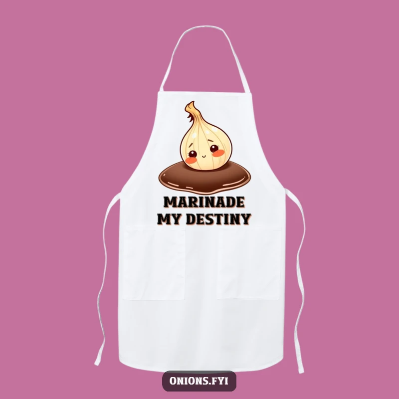 Funny Onion Exploring Soy Sauce Apron: Culinary Protection with a Side of Laughs Gift