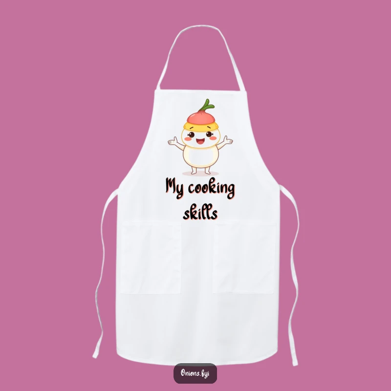 Funny Onion Juggling Apron: Cook with Confidence and Humor!
