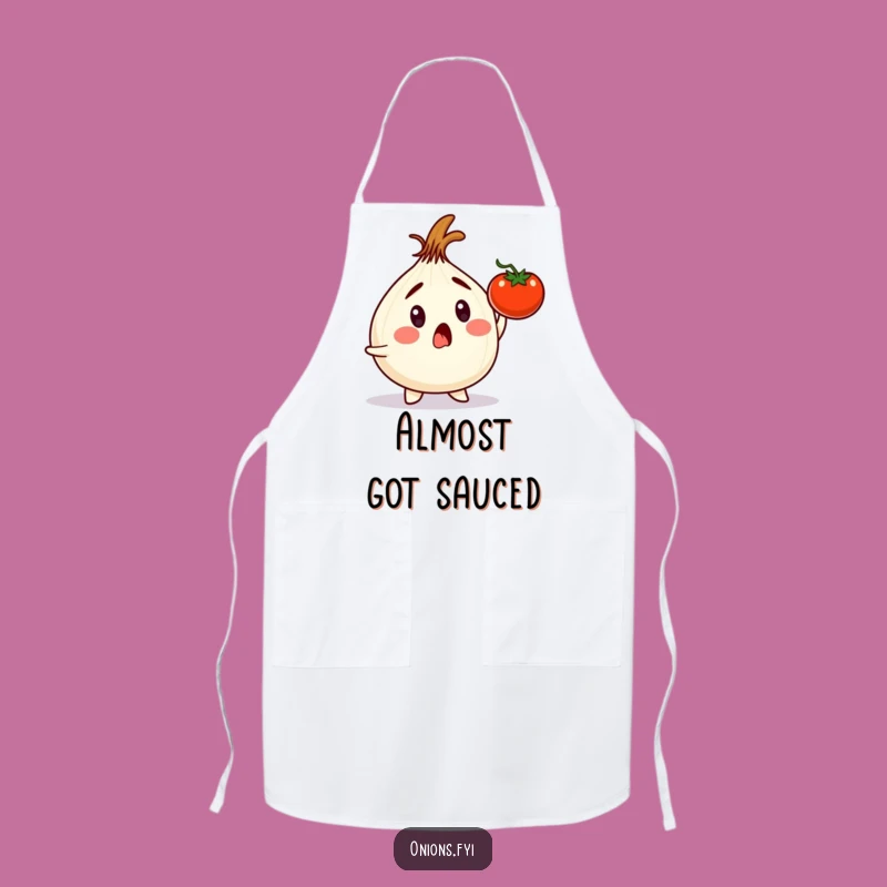 Funny Onion Vegetable Dodge Apron - Hilarious Cooking Companion Gift