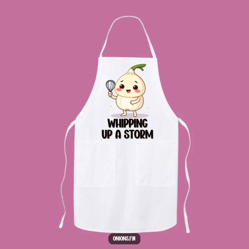 Funny Onion Whisking Apron: Chef's Best Friend for Cooking and Laughs Gift
