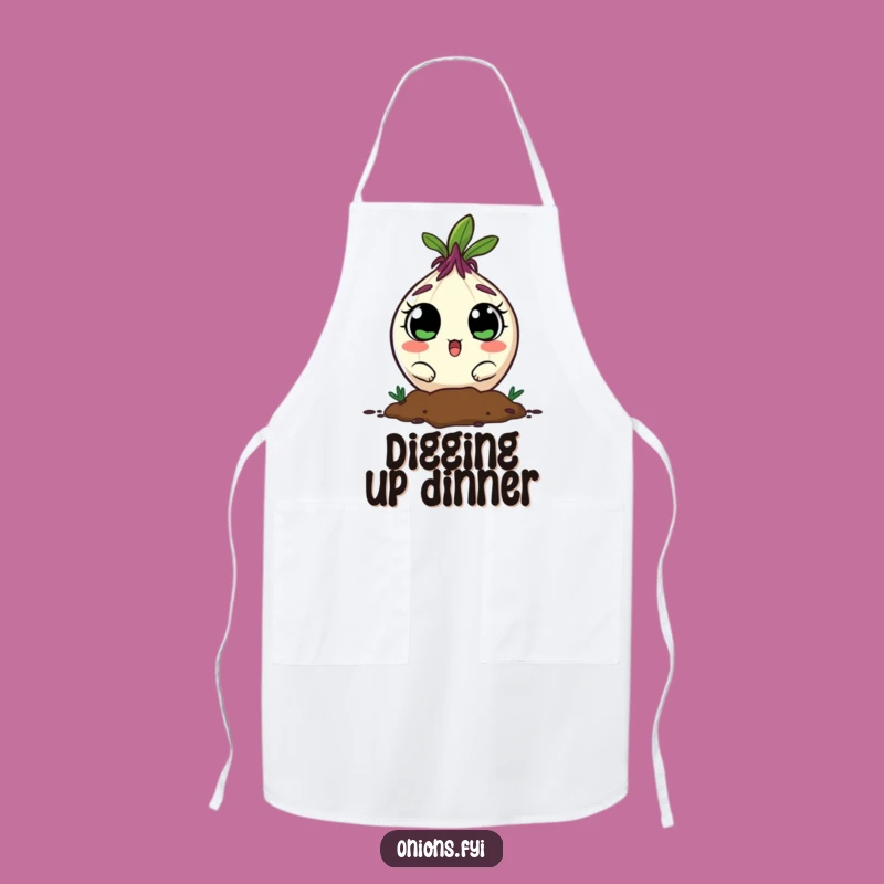 Funny Surprised Onion Apron - Cook with a Smile and Surprise!