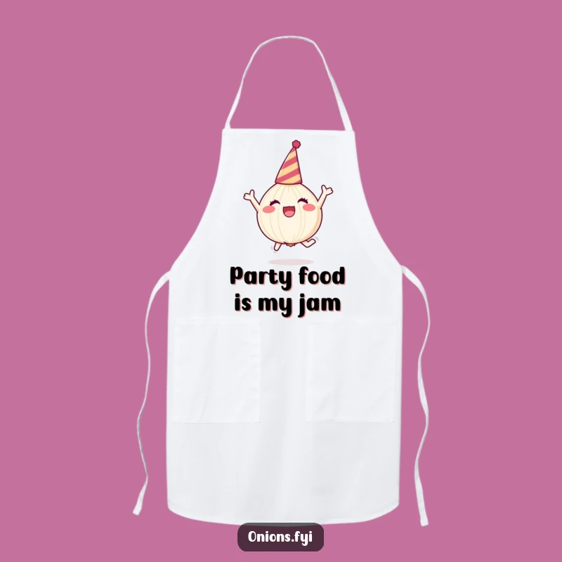 Funny Onion Party Apron - Chef's Celebration Gear, Perfect Funny Gift!