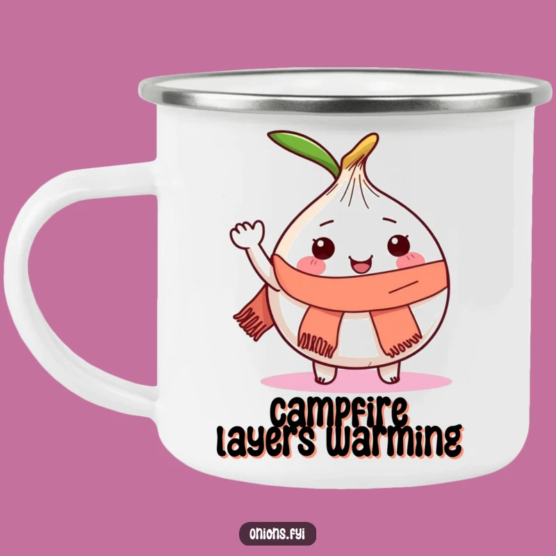 Funny Onion Camping Mug: Joyful Sips with Vegetable Humor