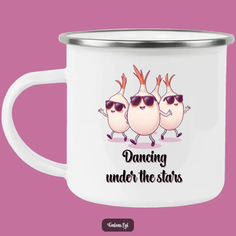 Funny Onion Sunglasses Camping Mug - Cool Brews, Great Funny Gift!