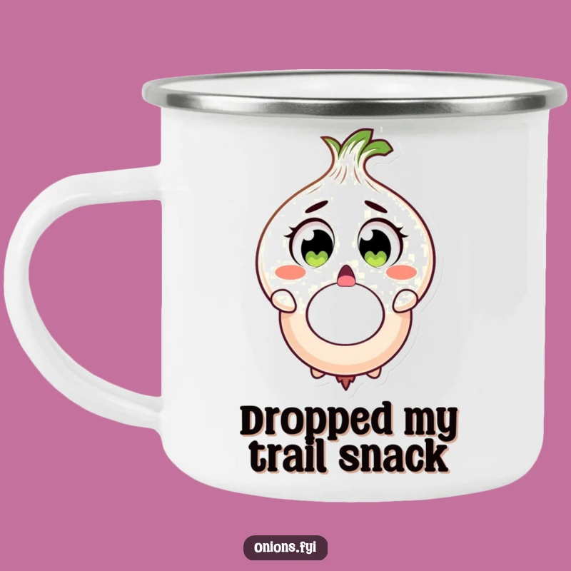 Funny Onion Ring Camping Mug - Shocking Sips, Great Funny Gift!