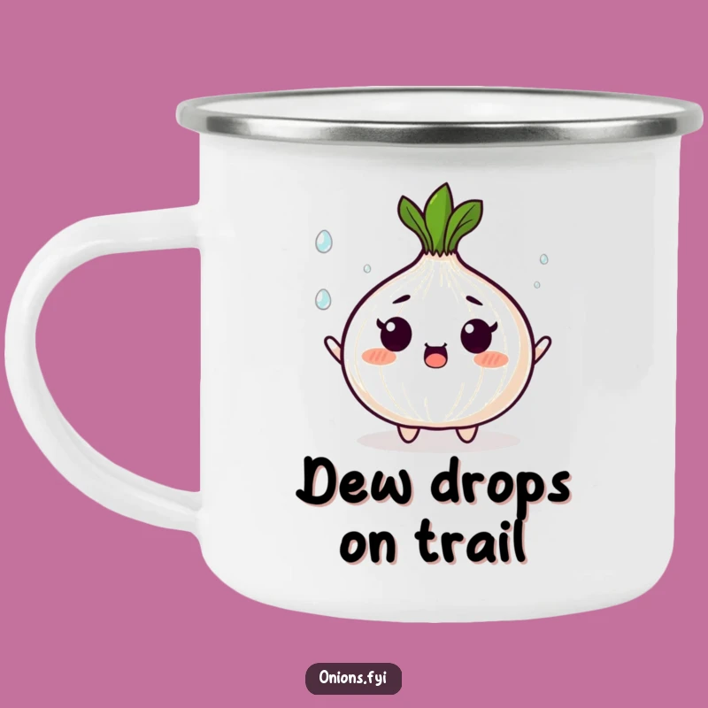 Durable Funny Camping Mug: Onion Juggler, Outdoor Busy Life, Hilarious Gift