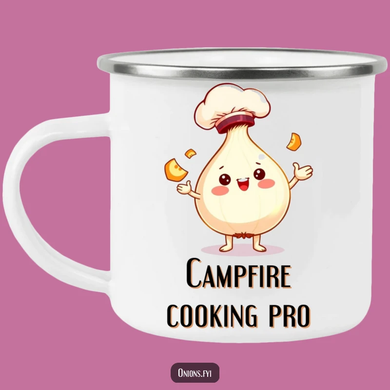 Funny Chef Onion Camping Mug - Adventure Fuel with a Side of Humor!