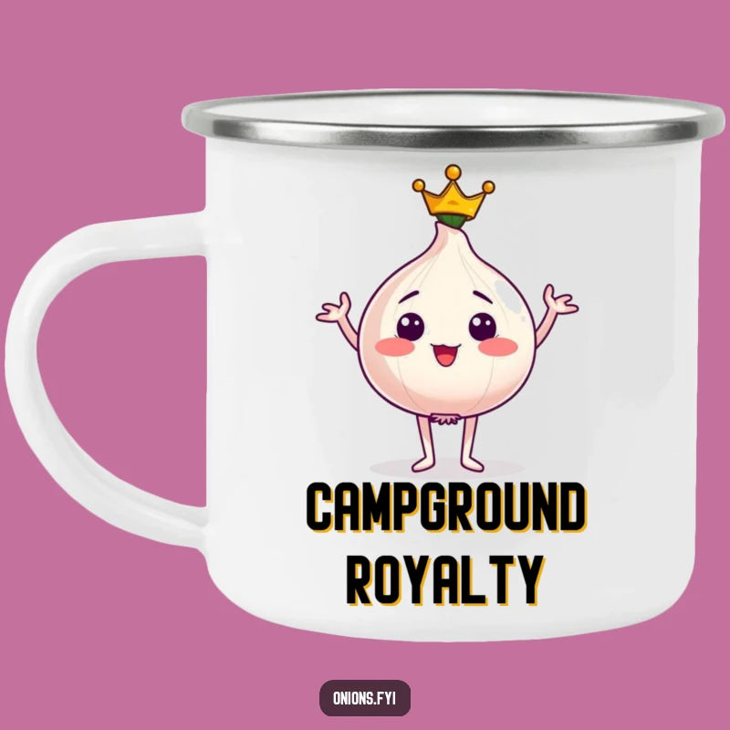 Outdoor Funny Mug: Regal Onion Camp Mug, Majestic Adventure Gift
