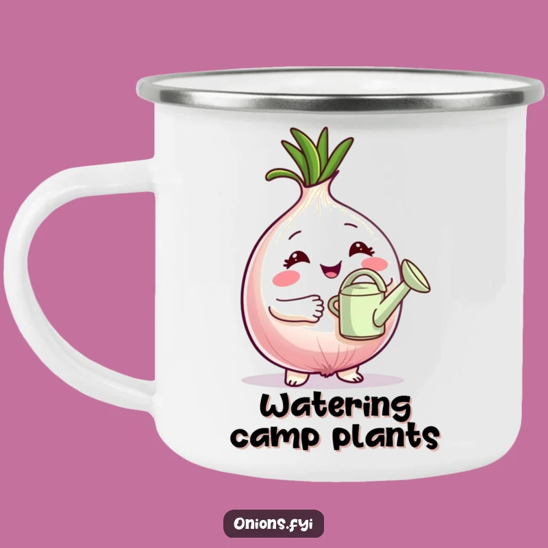 Funny Camp Gardener Mug: Proud Onion Humor for Outdoor Care!