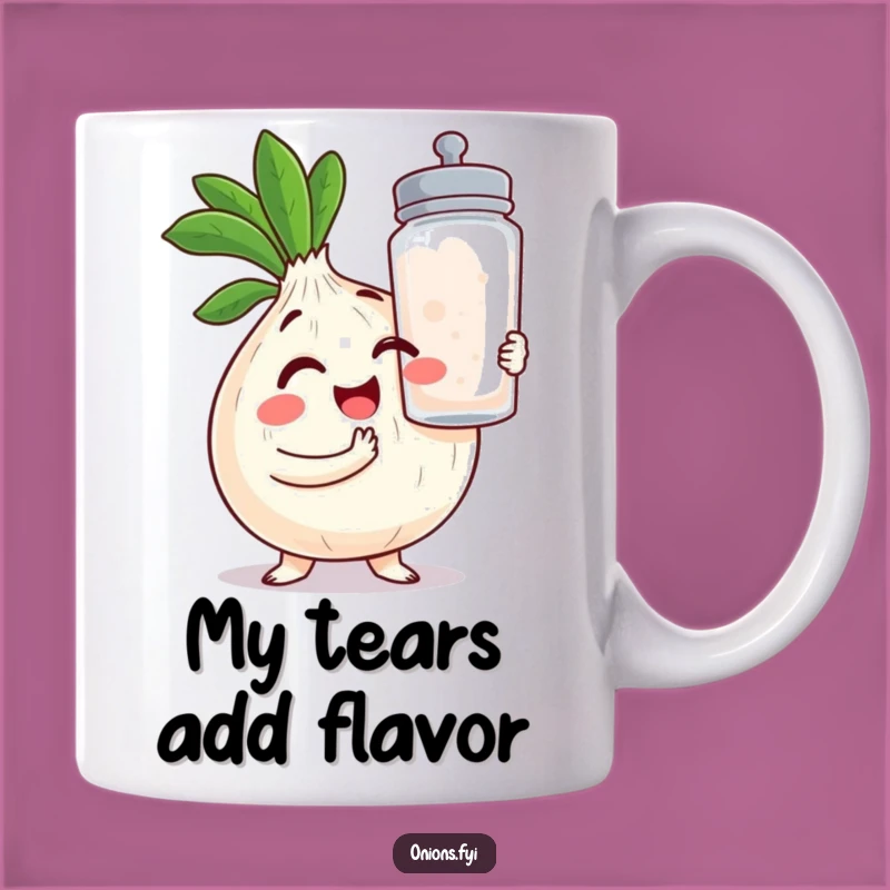Funny Kawaii Onion Winking Mug: A Hilarious Chef Gift for Onion Lovers