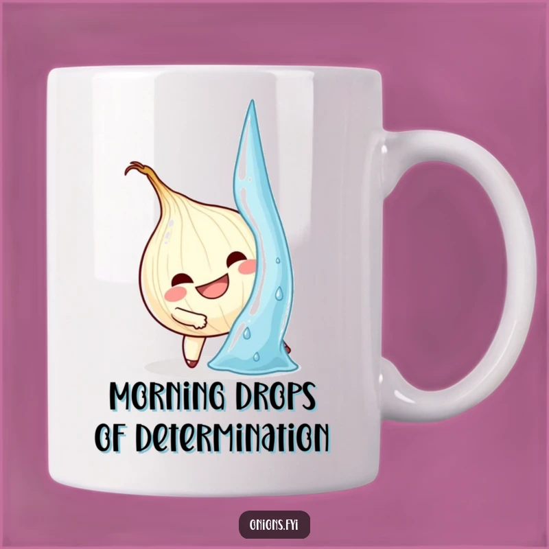 Funny Onion Climb Mug: Determined Gift for Overcomers and Hydration Heroes