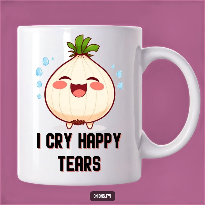 Funny Onion Laughing Mug: Hilarious Gift for Vegetable Lovers