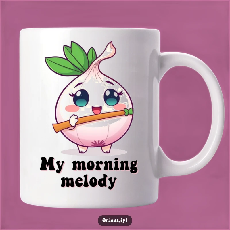 Funny Flute Onion Mug: Toot Your Own Horn, A Melodious Gift for Laugh Lovers