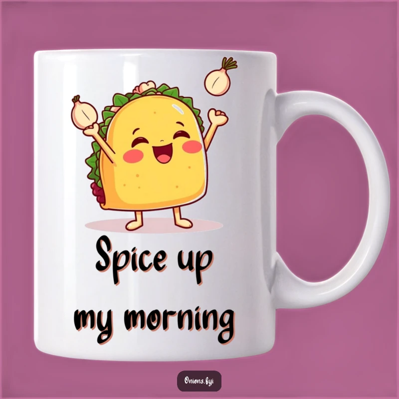 Funny Juggling Taco Mug - Hilarious Mexican Food Gift for Taco Lovers