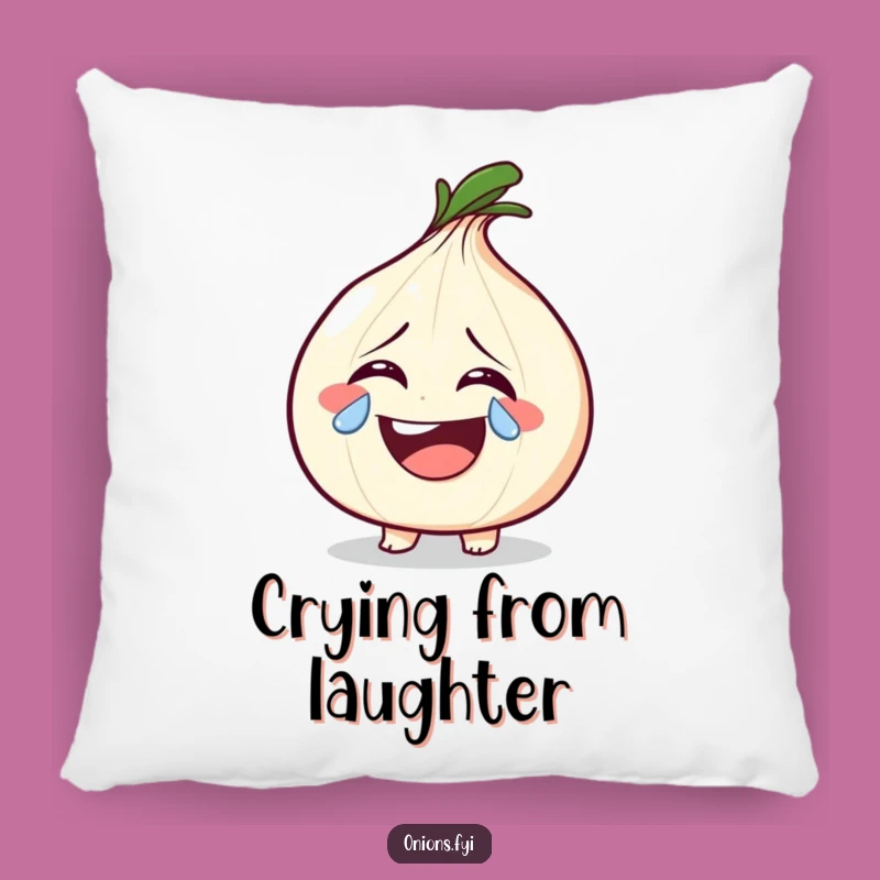 Funny Laughing Onion Tear Pillow: Comfort for Your Joyful Moments