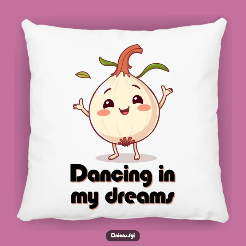 Funny Dancing Onion Pillow - Cozy Comfort for Your Joyful Space