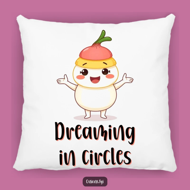 Funny Onion Juggling Pillow: Cuddle Up with This Hilarious Onion Friend!