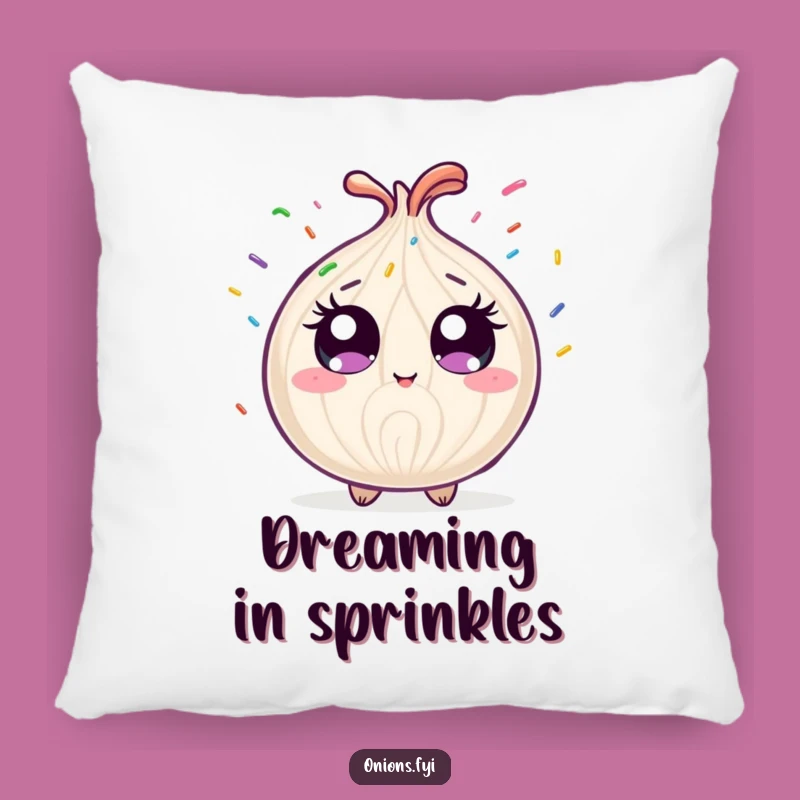 Funny Sprinkle Joy Onion Pillow: Cozy Comfort & Sweet Humor