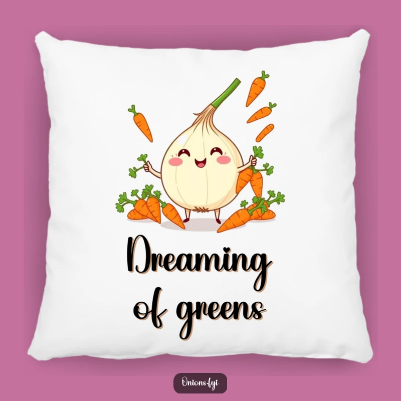 Funny Kawaii Onion Juggling Pillow - Cozy Comfort with Glee-filled Character