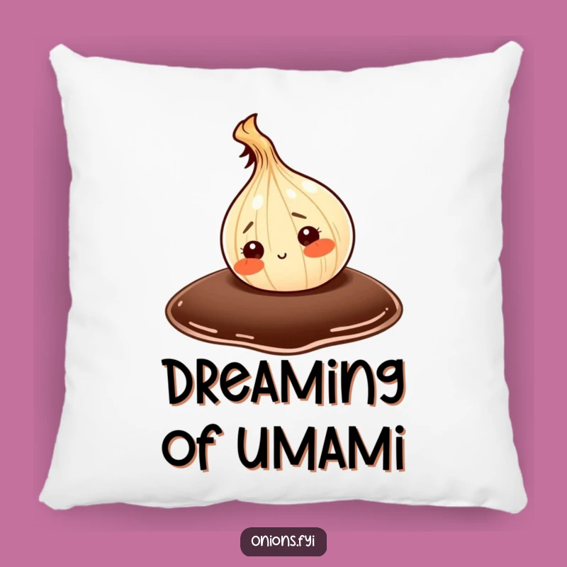 Funny Onion Exploring Soy Sauce Pillow: Comfortable Cushion with Humorous Design Gift
