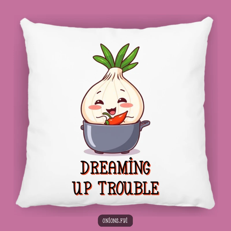 Funny Mischief Onion Pillow - Cozy & Spicy Secret Keeper Gift