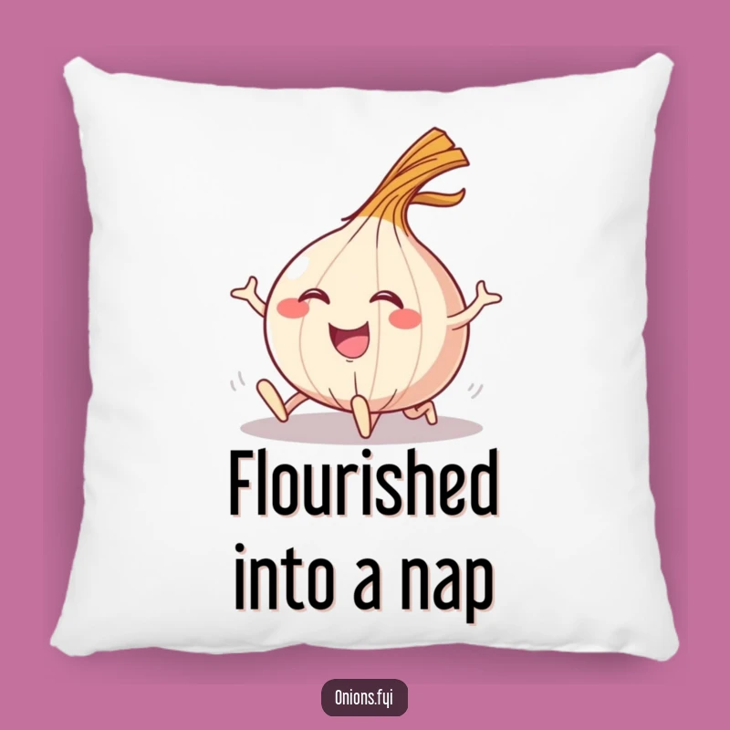 Funny Tripping Onion Pillow: Cozy Comfort for Life's Funny Moments