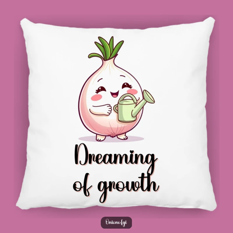 Funny Gardener Pillow: Proud Onion Comfort, Perfect Plant Accent!