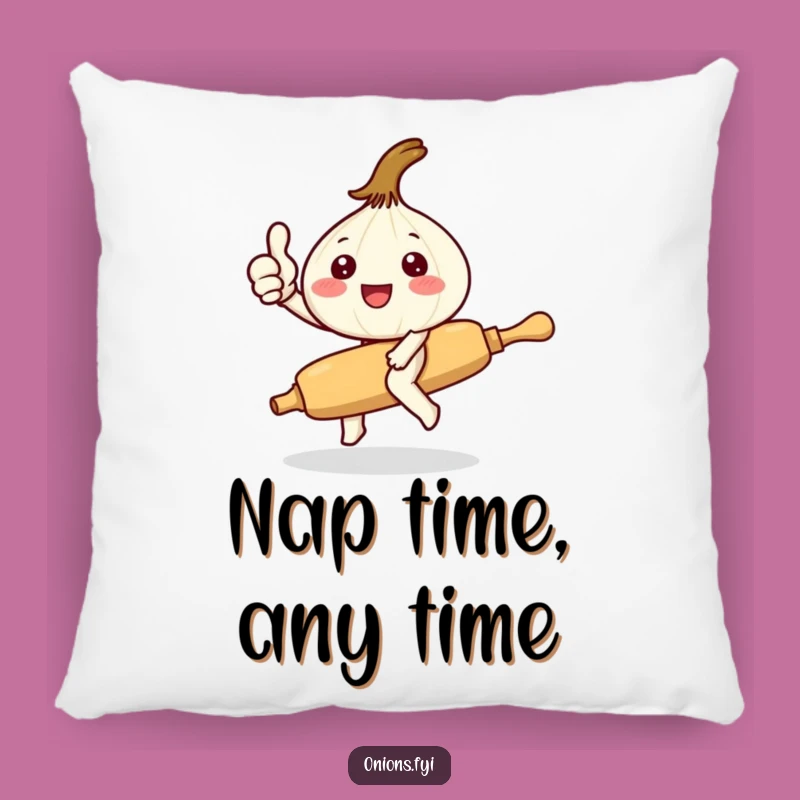 Funny Kawaii Onion Pillow: Cute Onion Rolling Pin Cushion Hilarious Gift