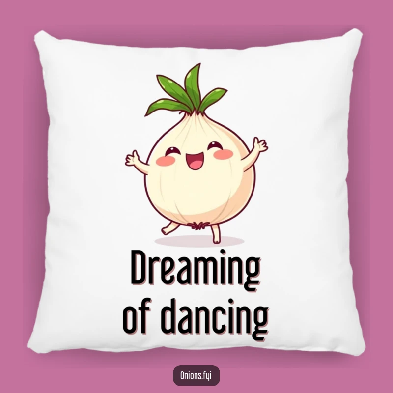 Funny Onion Dance Pillow: Cozy Comfort with a Hilarious Grooving Character