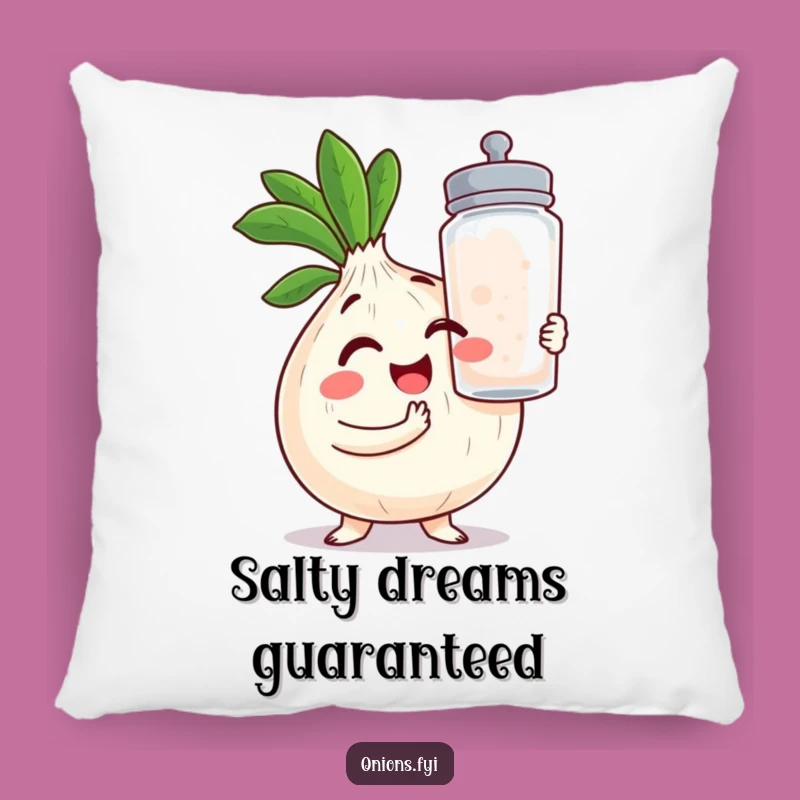 Funny Onion Pillow: A Hilarious Kawaii Chef Accent for Cozy Comfort