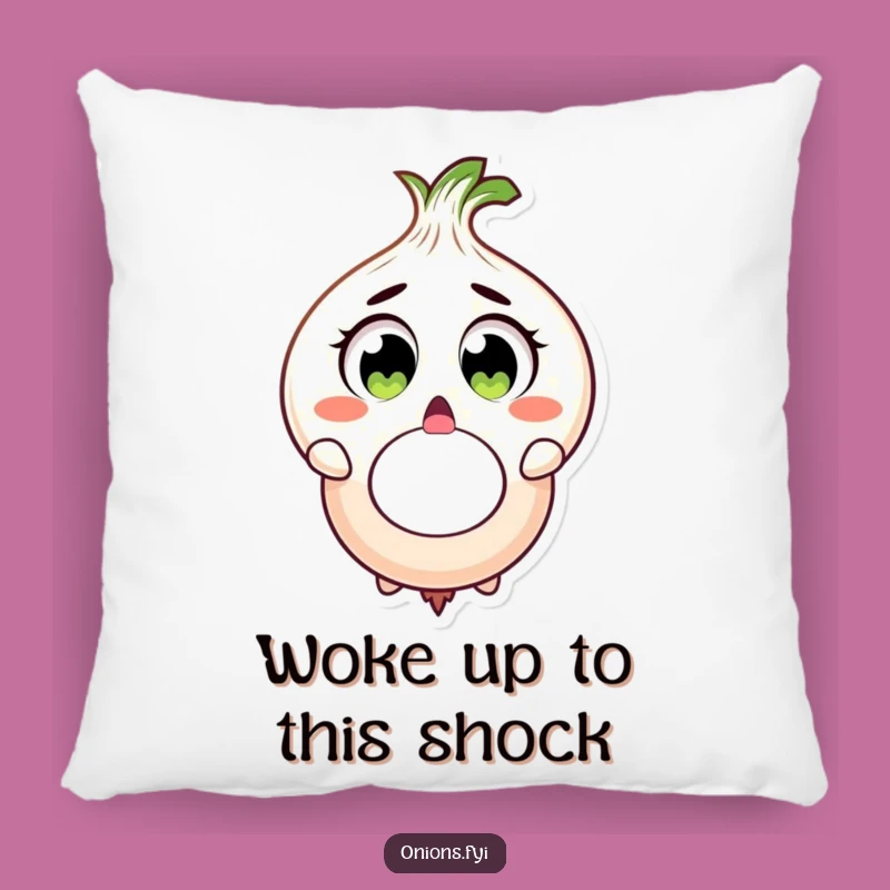 Funny Onion Ring Pillow - Cozy Surprise Cushion, Sweet Funny Gift!