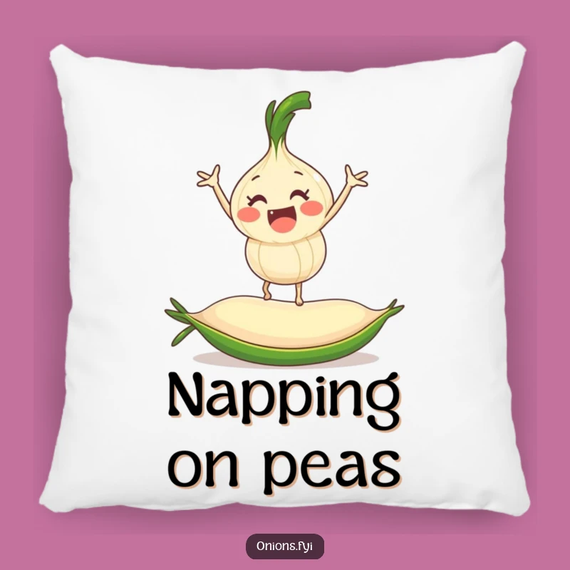 Funny Rolling Onion Pillow: Cozy Comfort & Hilarious Balance