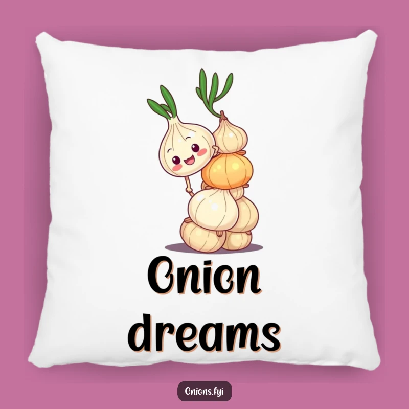 Funny Wobbly Onion Pillow - Plush Comfort for the Persistent