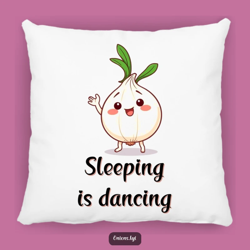Funny Kawaii Onion Dance Pillow - Cozy Comfort with Silly Dance Vibes