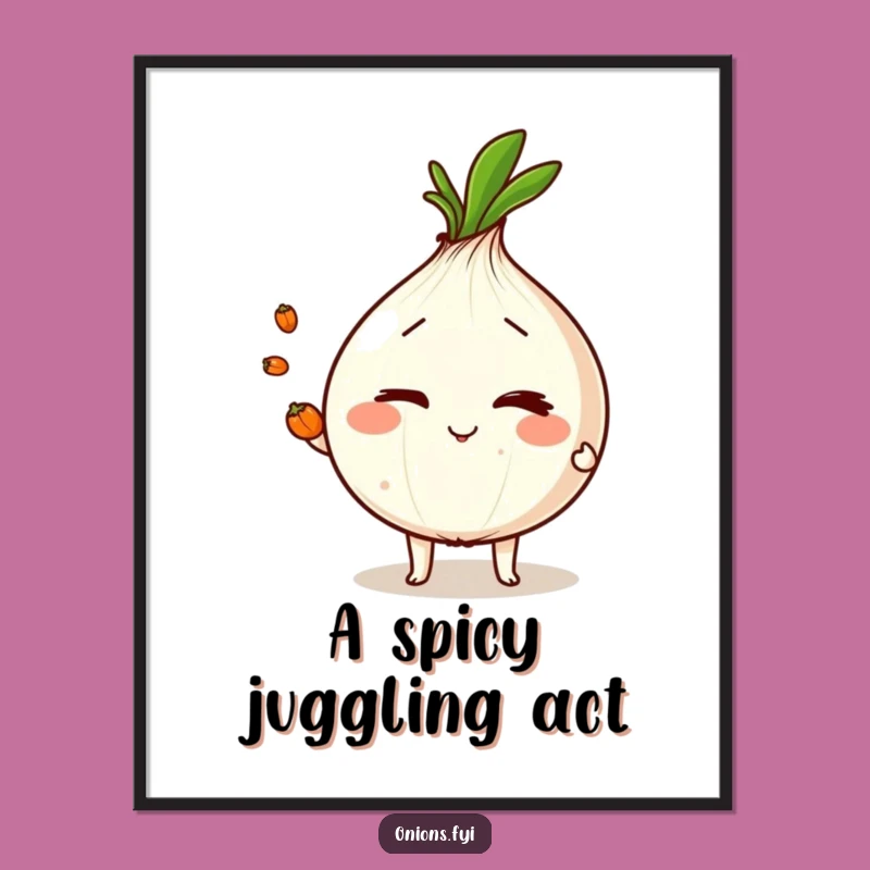 Funny Juggling Onion Art: Hilarious Skillful Decor
