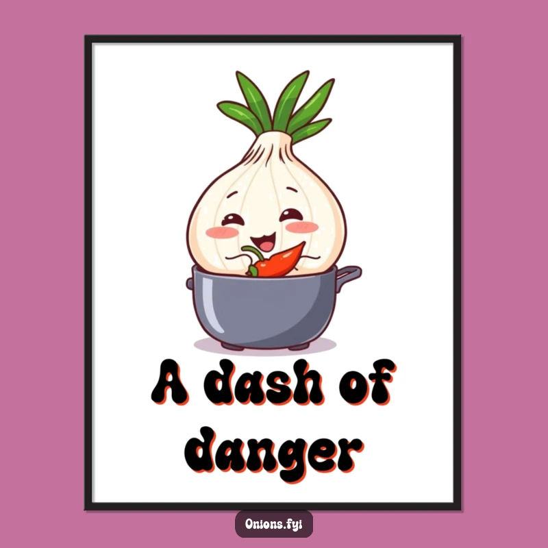 Funny Mischief Onion Digital Art - Instant Spicy Decor Gift