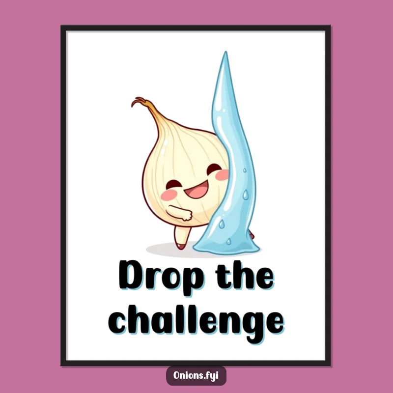 Funny Onion Climb Digital Art: Instant Motivational Decor for a Determined Space