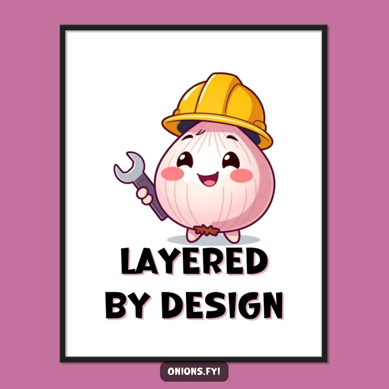 Funny Construction Onion Art: Hilarious DIY Decor for Walls