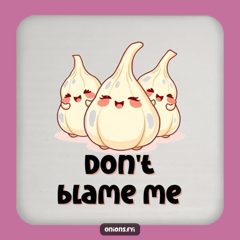 Funny Onion Hide-and-Seek Coaster: Protect Surfaces with Giggle-Worthy Art