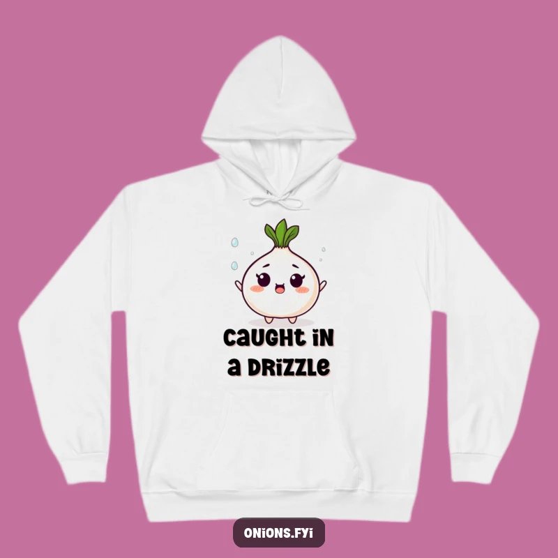 Cozy Funny Hoodie: Onion Droplet Juggler, Busy Life Comfort, Ideal Funny Gift