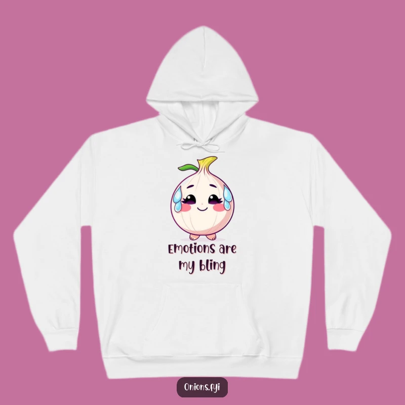 Cozy Funny Hoodie: Onion Tears, Cheerful Comfort, Ideal Funny Gift