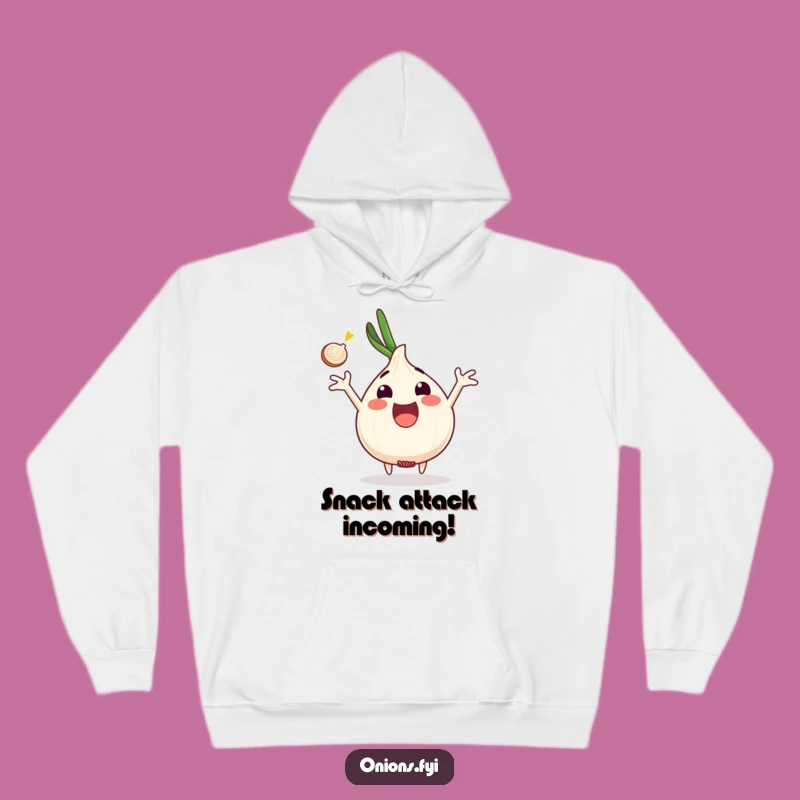 Funny Excited Onion Hoodie - Cozy Catch-All, Awesome Funny Gift!